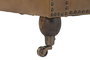 DKD Home Decor Sofá Chester 3 Plazas en Piel Camel