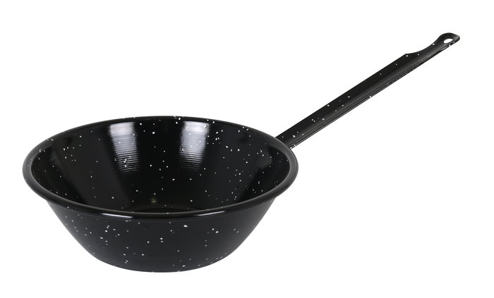 La Estrella Sarten Honda Bordonada 18 cm - 0.9 L Jaspeada (8 Unidades)