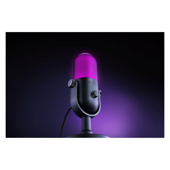 Razer Seiren V3 Chroma Micrófono USB de Estudio con Iluminación RGB, Modelo RZ19-05060100-R3M1 - Negro Razer Seiren V3 Chroma Micrófono USB de Estudio con Iluminación RGB, Modelo RZ19-05060100-R3M1 - Negro