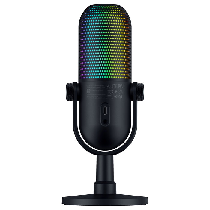 Razer Seiren V3 Chroma Micrófono USB de Estudio con Iluminación RGB, Modelo RZ19-05060100-R3M1 - Negro Razer Seiren V3 Chroma Micrófono USB de Estudio con Iluminación RGB, Modelo RZ19-05060100-R3M1 - Negro