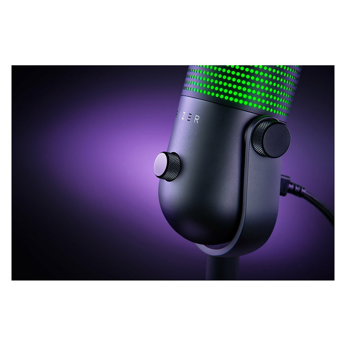 Razer Seiren V3 Chroma Micrófono USB de Estudio con Iluminación RGB, Modelo RZ19-05060100-R3M1 - Negro Razer Seiren V3 Chroma Micrófono USB de Estudio con Iluminación RGB, Modelo RZ19-05060100-R3M1 - Negro
