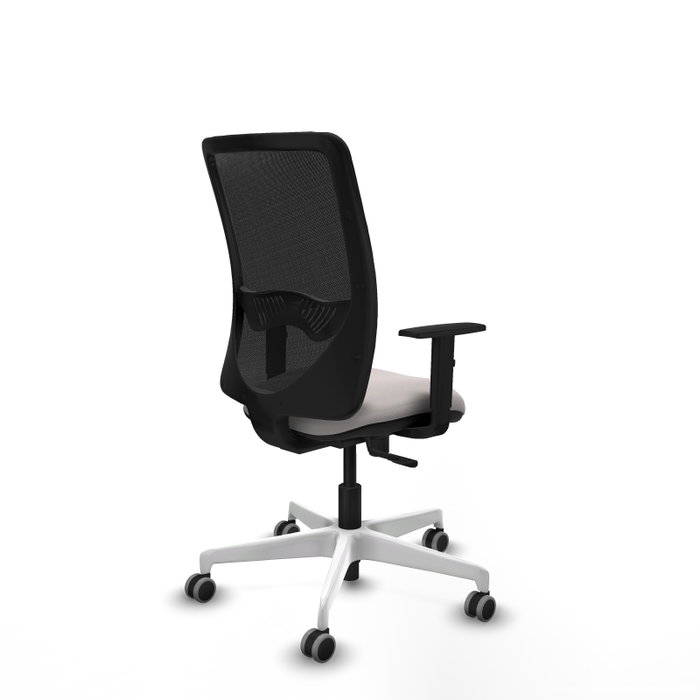 PIQUERAS Y CRESPO Silla de oficina Zulema con mecanismo Sincro, Blanco y Negro PIQUERAS Y CRESPO Silla de oficina Zulema con mecanismo Sincro, Blanco y Negro