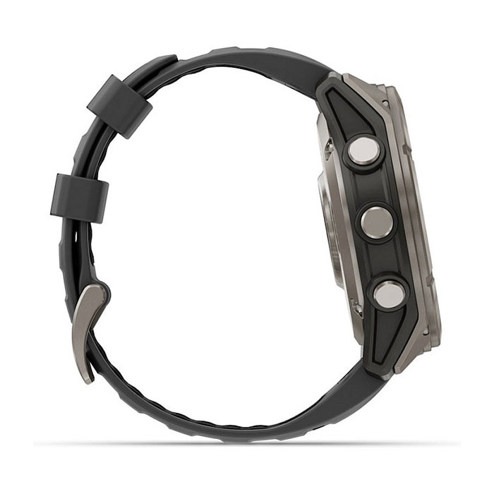 Garmin fenix 8 Pro Reloj Inteligente GPS 51 mm Pantalla AMOLED Táctil 1.4" 454x454 píxeles en Grafito con Correa de Silicona Negro y Titanio, Wi-Fi