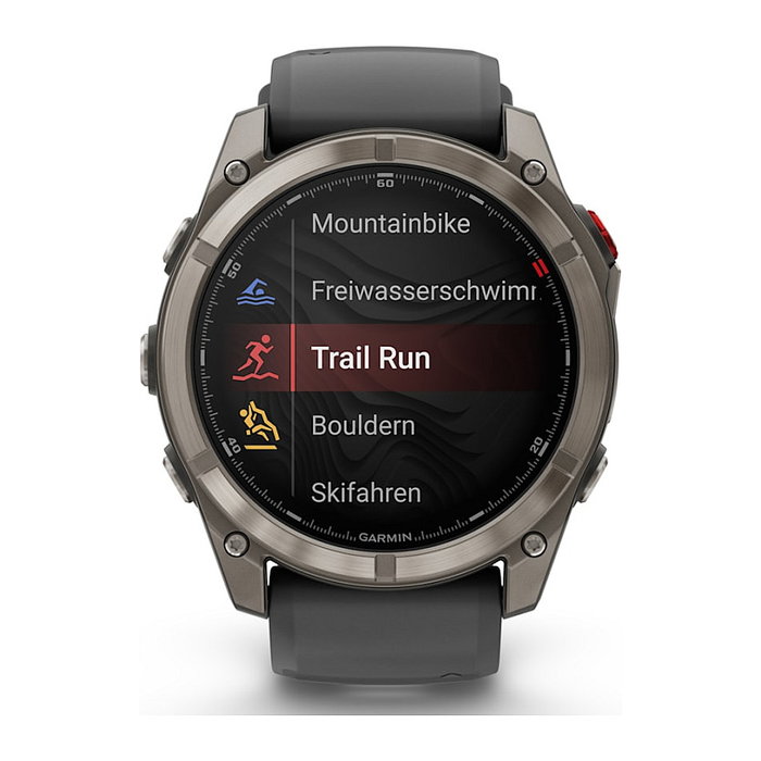 Garmin fenix 8 Pro Reloj Inteligente GPS 51 mm Pantalla AMOLED Táctil 1.4" 454x454 píxeles en Grafito con Correa de Silicona Negro y Titanio, Wi-Fi