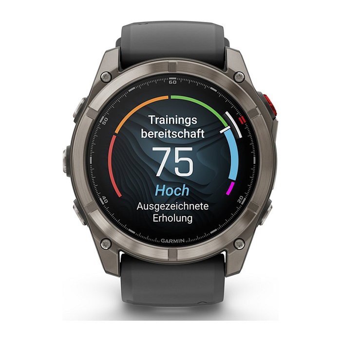 Garmin fenix 8 Pro Reloj Inteligente GPS 51 mm Pantalla AMOLED Táctil 1.4" 454x454 píxeles en Grafito con Correa de Silicona Negro y Titanio, Wi-Fi