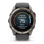 Garmin fenix 8 Pro Reloj Inteligente GPS 51 mm Pantalla AMOLED Táctil 1.4" 454x454 píxeles en Grafito con Correa de Silicona Negro y Titanio, Wi-Fi