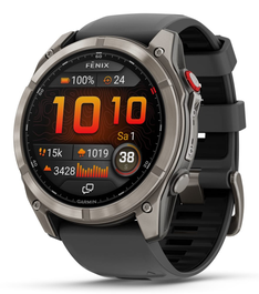 Garmin fenix 8 Pro Reloj Inteligente con GPS, Pantalla AMOLED 3,56 cm (1.4") 454 x 454 Pixeles, Táctil, 51 mm, Grafito Titanio, Wifi