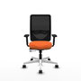 PIQUERAS Y CRESPO Silla de oficina Zulema Naranja y Negro