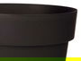 Ibergarden Maceta Plástico Antracita 20 cm Diámetro (20x19x20 cm) 3,4 L (Set de 12)