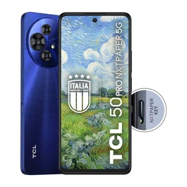 TCL 50 Pro NXTPAPER 5G Smartphone, 6.8" Pantalla NXTPAPER, 8GB RAM + 512GB, Cámara Triple 108MP, MediaTek 6300, Android 14, 5010 mAh, Azul Medianoche