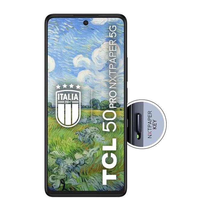 TCL 50 Pro NXTPAPER 5G Smartphone, 6.8" Pantalla NXTPAPER, 8GB RAM + 512GB, Cámara Triple 108MP, MediaTek 6300, Android 14, 5010 mAh, Azul Medianoche