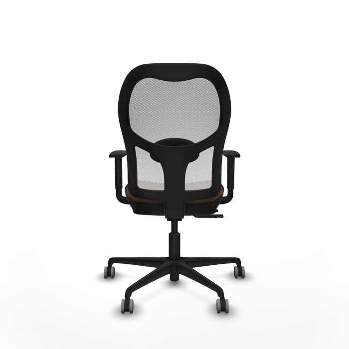PIQUERAS Y CRESPO Silla de oficina Jorquera Marrón y Blanco
