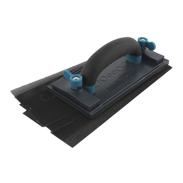 Wolfcraft Juego de lijadora 5 piezas para lijado de placas de yeso Wolfcraft Juego de lijadora 5 piezas para lijado de placas de yeso