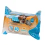 Ferplast Génico Fresh Toallitas Húmedas Aroma Marine para Perro y Gato, 40 Unidades