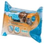 Ferplast Génico Fresh Toallitas Húmedas Aroma Marine para Perro y Gato, 40 Unidades