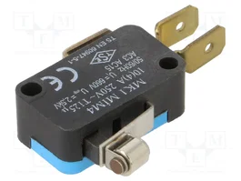 EMAS Microconmutador SNAP ACTION SPDT 6A/250VAC con palanca y roldana