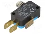 EMAS Microconmutador SNAP ACTION SPDT 6A/250VAC con palanca y roldana