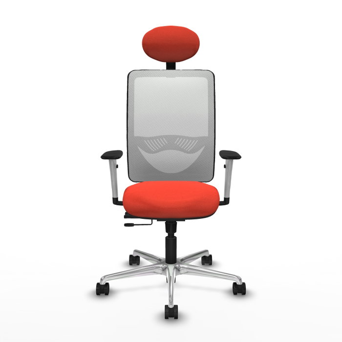 PIQUERAS Y CRESPO Silla de oficina Zulema Naranja oscuro y Blanco PIQUERAS Y CRESPO Silla de oficina Zulema Naranja oscuro y Blanco