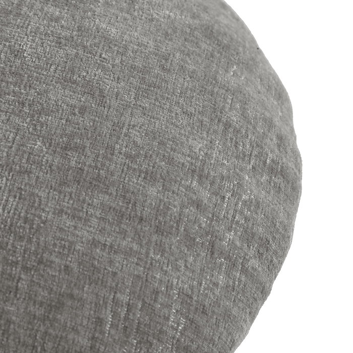 Versa Puff con almacenamiento gris 43x45 cm