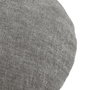 Versa Puff con almacenamiento gris 43x45 cm