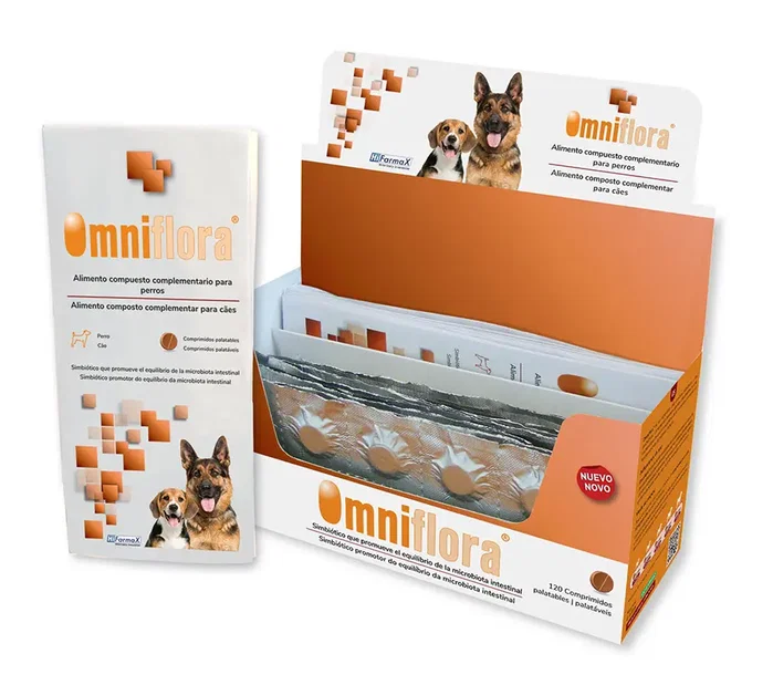 Hifarmax Omniflora 120 Comp para Perro Hifarmax Omniflora 120 Comp para Perro