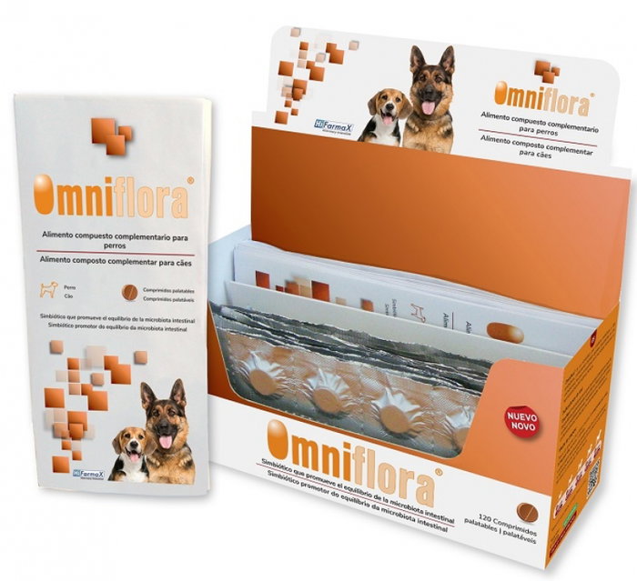 Hifarmax Omniflora 120 comprimidos para perros