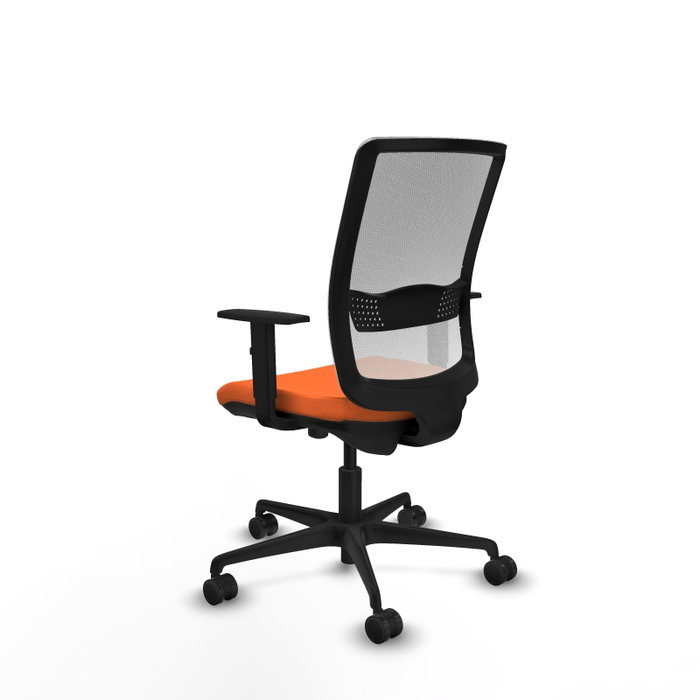 PIQUERAS Y CRESPO Silla de oficina Haches Naranja y Blanco PIQUERAS Y CRESPO Silla de oficina Haches Naranja y Blanco