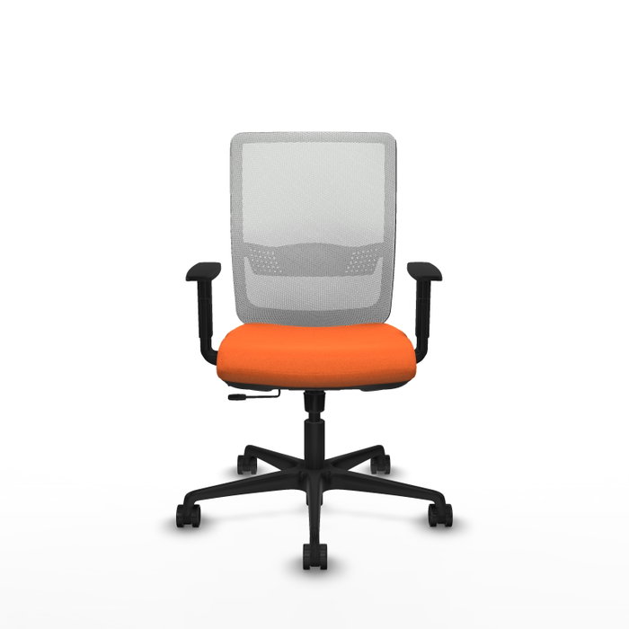 PIQUERAS Y CRESPO Silla de oficina Haches Naranja y Blanco PIQUERAS Y CRESPO Silla de oficina Haches Naranja y Blanco