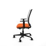 PIQUERAS Y CRESPO Silla de oficina Haches Naranja y Blanco