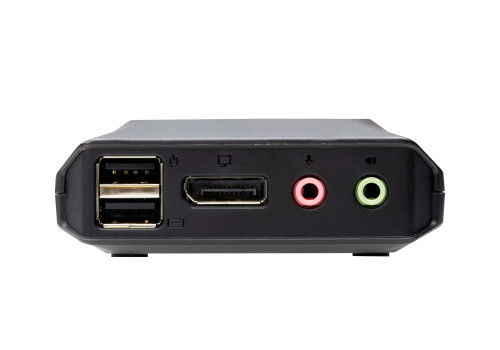 Aten CS52DP-AT Switch KVM USB-C DisplayPort 4K, 2 Puertos, Híbrido para Trabajo Eficaz