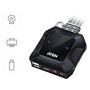 ATEN CS52DP KVM Switch Híbrido 2 Puertos USB-C/DisplayPort, Cable 1.2m, Resolución 4K Ultra HD 4096x2160, Negro