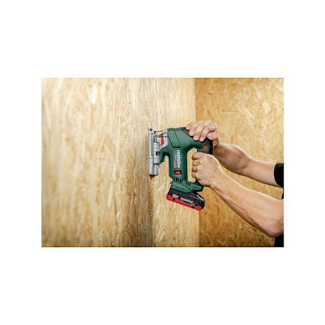 Metabo STAB 18 LTX 150 BL Sable de Calar a Batería 18V, Sin Escobillas, 3500 spm, Corte en Madera 15 cm y Acero, Incl. Funda