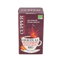 CUPPER Infusión Rooibos Original Bio 20 Bolsitas