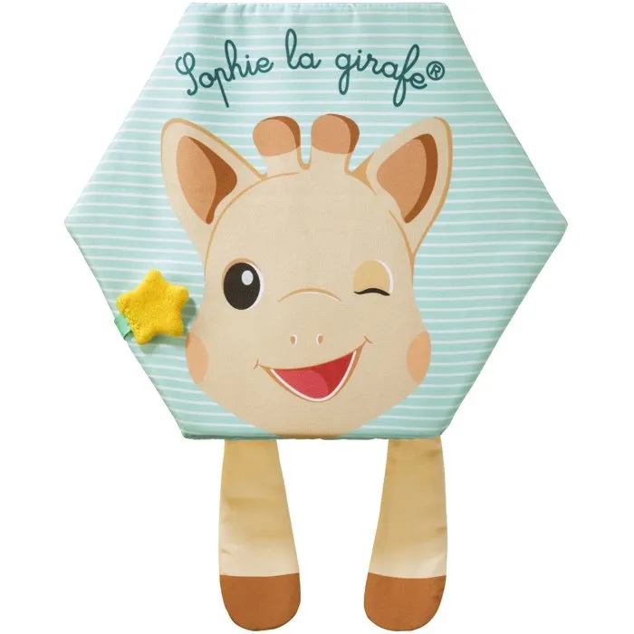 Sophie la Girafe Libro de actividades y tapete de juego infantil - 7 emociones con texturas variadas y diseño doble cara blanco y negro SOP3056562308631