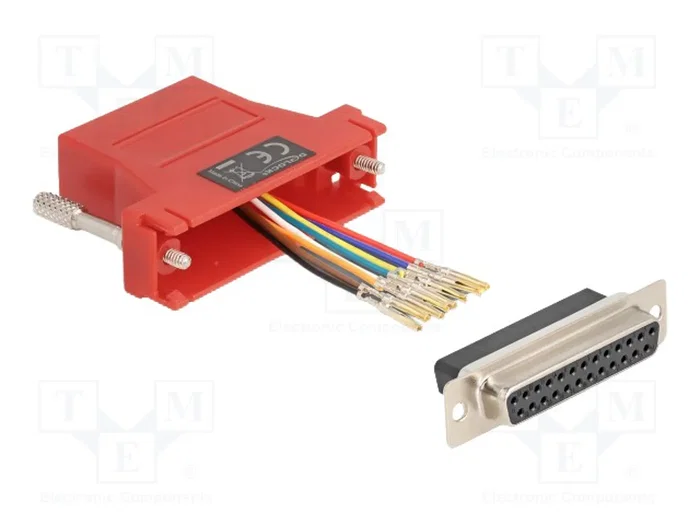 DeLOCK 67118 Adaptador VGA Hembra a RJ-45 Rojo DeLOCK 67118 Adaptador VGA Hembra a RJ-45 Rojo