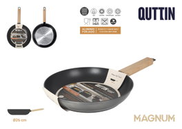 Inde Sartén 26 cm Aluminio Forjado Inducción Magnum Quttin (6 Unidades)