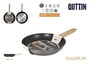 Inde Sartén 26 cm Aluminio Forjado Inducción Magnum Quttin (6 Unidades)