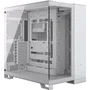 Corsair Caja PC 6500X Cámara Media Torre Doble Cámara Vidrio Templado Blanco COR0840006664703
