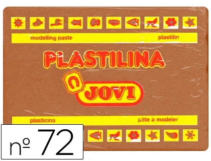 Jovi Plastilina 72 Marron Unidad Tamaño Grande Pasta Vegetal Coloreada Muy Moldeable +350g Jovi Plastilina 72 Marron Unidad Tamaño Grande Pasta Vegetal Coloreada Muy Moldeable +350g