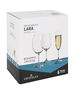 Bohemia Set 6 Copas Cava Cristal 220 cc Colección Lara (4 Cajas)