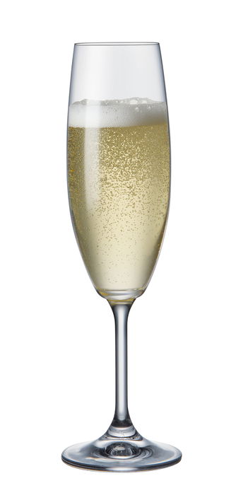 Bohemia Set 6 Copas Cava Cristal 220 cc Colección Lara (4 Cajas)