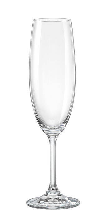 Bohemia Set 6 Copas Cava Cristal 220 cc Colección Lara (4 Cajas)