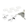 DeLOCK 20648 Bloqueador de puertos USB para USB-A Plata, Blanco