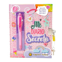 GATO DE HOJALATA MI LIBRO DIARIO SECRETO (ROSA)