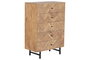 DKD Home Decor Chifonier Espiga de Acacia y Metal Marrón Claro