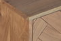DKD Home Decor Chifonier Espiga de Acacia y Metal Marrón Claro