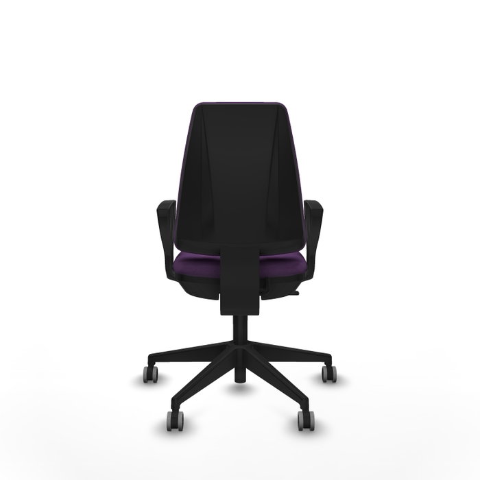 PIQUERAS Y CRESPO Silla de oficina Elche Morada con Brazos Fijos PIQUERAS Y CRESPO Silla de oficina Elche Morada con Brazos Fijos