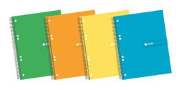 Bloc Enri Micro.Tapa Extra A5+ 140H Cuadric.5X5 60G Col.Sur.(4) (Set de 5)