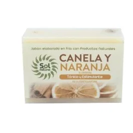 SOLNATURAL Jabon En Pastilla De Canela Y Naranja 100Gr