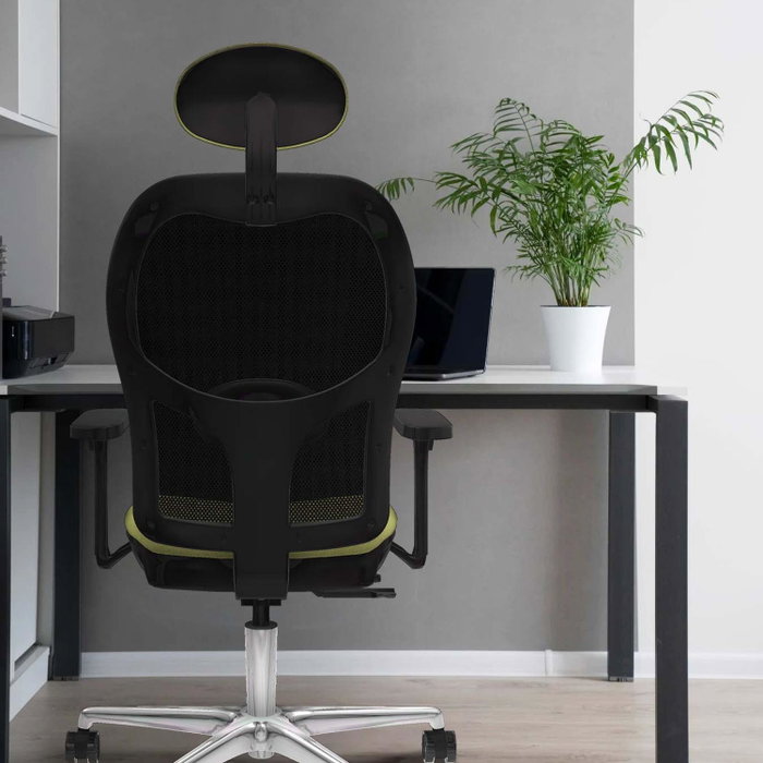 PIQUERAS Y CRESPO Silla de oficina Jorquera con mecanismo Sincro/Traslack Verde y Blanco PIQUERAS Y CRESPO Silla de oficina Jorquera con mecanismo Sincro/Traslack Verde y Blanco